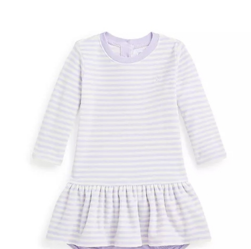 Polo Ralph Lauren | Baby Girls Striped Velour Dress